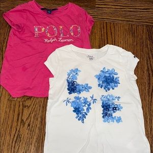 🌸 TWO - Girls Ralph Lauren Tees 🌸